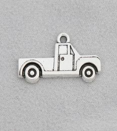 Antique Silver Color Single Side Alloy Truck Car Charms Camp Car Charms 1426mm 100pcs AAC18544390786