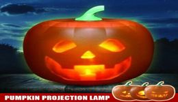 Halloween Flash Talking Animated Pumpkin Toy Projection Lamp for Home Party Lantern Decor Props Drop 2009293706900