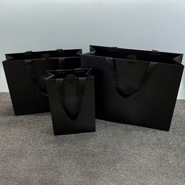 Orange Original Gift Paper bag handbags Tote bag high quality Fashion Shopping Bag Wholesale cheaper C01 3123