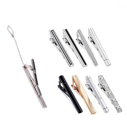 9 Pcs Tie Clips8 Pcs Tie Clips Set for Men Bar Clip Set for Regular Ties Necktie Wedding Business Clips 1 Men Plain S18807314