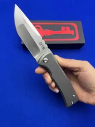 JUFULE Real Chaves Ultramar Redencion Street Folding Knife 229 Ceramic Bearing Titanium M390 Survival Camp Hunt Outdoor Knives EDC Tools