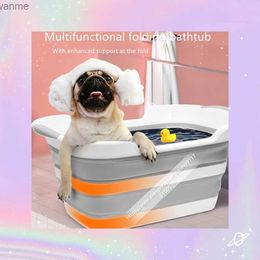 Bathing Tubs Seats Baby shower foldable bathtub baby shower bathtub W/drain pet bathtub safety bathtub accessories storage basket WX