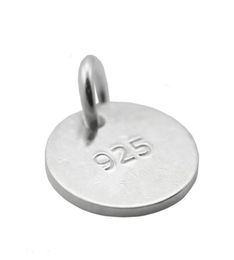 Beadsnice 925 Sterling Silver Stamping Blanks Flat Round Blank Tag Charms for Bracelet Charms Pendant Whole 19 Gauge 6mm 12mm 9374245