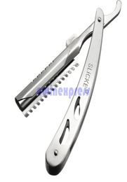 Professional Folding Barber Razors Hairdressing Stainless Steel Straight Cut Throat Shaving Removal Shaving Knife Razor5605548