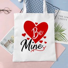 Storage Bags ASTRO Printed Canvas Boy Group AROHA Festival Be Mine Environmental Protection Shopping Bag Cha EunWoo Handbag