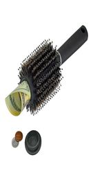 Hair Brush comb Hollow Container Black Stash Safe Diversion Secret Security Hairbrush Hidden Valuables Home Security Storage box D8548611