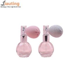 Fragrance 15ml portable crystal glass perfume bottle with air bag atomizer empty cosmetics container mini refillable spray bottle Y240503