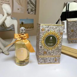 Designer Women Men Perfume Brand EDP Body Spray Cologne SOLARIS 100 ML Unisex Natural Long Lasting Pleasant Fragrance Neutral Charming Scent for Gift 3.3 fl.oz