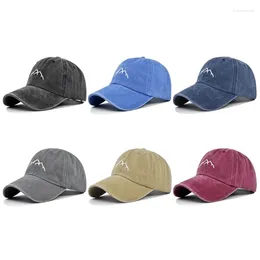 Ball Caps Sunproof Baseball Embroidery Mountain Visor Hat For Travel Adult Outdoor Adjustable Cycling Hiking Summer Sun