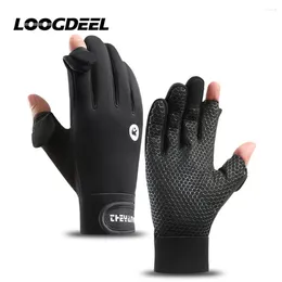 Cycling Gloves LOOGDEEL Warm Men Waterproof Touch Screen Anti Slip Windproof Outdoor Sport Riding Motorcycle Running Bike