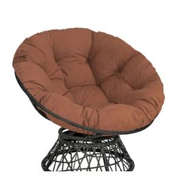 Swing Hanging Basket Seat Round Cushion Soft Filling Cotton Rattan Egg Chair Pad Indoor Outdoor Patio Garden Relax Sofa 240508