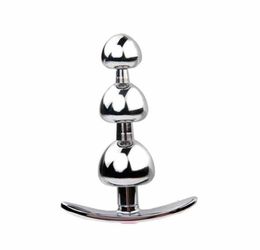 2019 New Design Anal Plug Butt Intruder Cute Mushroom Beads Anus BDSM Sex Toy Fetish Adult Novelty with Crystal Jewelry Base6184945