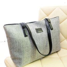 Shoulder Bags Canvas Tote Bag Fashion Women's Handbags Travel Big Ladies Large Capacity Designer Luxury Black Shopping