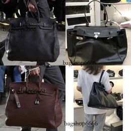 Handbags Version Large Designer Brand Customized Totes Bags Black Collection Bag 50Cm Full Hand Ed Leather Hac Bag9h0qs Original Edition 9h0qs ition