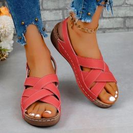 Dress Shoes Platform Women Sandals Summer Wedges Slippers Beach Casual 2024 Fashion Open Toe Flip Flops Cosy Zapatos Mujer Slides