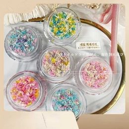 Nail Gel Decorations Mixed Color Dried Flowers Crushed Diy Jewelry Real Petals Ultra-thin Models Q240507