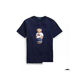 Mens T-Shirts S Bear T Shirt Wholesale High Quality 100% Cotton Tshirt Short Sleeve Tee Shirts Usa Drop Delivery Apparel Clothing Tees Otxy3