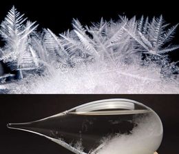 Novelty Items Forecast Crystal Bottle Transparant Storm Glass Crystal Tempo Water Drop Globes Creative Christmas Gifts1424092