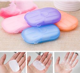 Travel Soap Paper Washing Hand Bath Clean Scented Slice Sheets Disposable Boxed Soap Portable Mini Paper Soap5583751