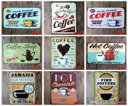 Cafe Restaurant Decorative Metal Plate License Vintage Home Decor Tin Sign Bar Pub Garage Sign Metal Painting Plaque WVT01111489190