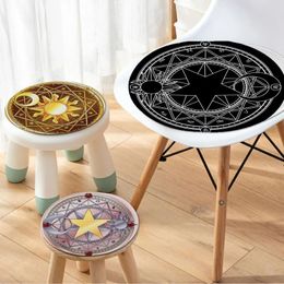 Pillow Anime Cute Magic Array Modern Minimalist Style Seat Office Dining Stool Pad Sponge Sofa Mat Non-Slip S Home Decor