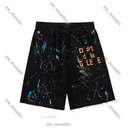 New Mens Shorts Fashion Gallerydept Shorts Designer Pants Sweat Pant Speckled Men's Women's Loose Casual Gallerydept Short Style Size 6524