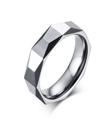 55mm Wedding Band for Men Women Tungsten Carbide Ring Engagement Ring Comfort Fit Faceted Edges Size 794670331