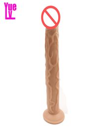 YUELV 35x5CM Long Realistic Dildo With Sucker Cup Huge Big Horse Dildo Cock Female Masturbation Adult Dick Sex Toys For Women Prod3938380