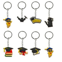 Keychains Lanyards Bachelor Keychain For Birthday Christmas Party Favours Gift Keyring Backpack Car Charms Suitable Schoolbag Men Key R Otgoc