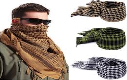 New Lightweight Tassel Arab Desert Shemagh KeffIyeh Scarf Wrap Worthy Checked Men Mufflers5834648