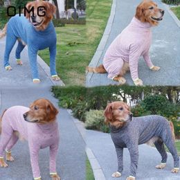 Dog Apparel OIMG All Inclusive Elbow Protection Big Clothes Golden Retriever Labrador Husky Winter Large Dogs Jumpsuits Warm Pet Sweater