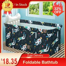 Bathing Tubs Seats Foldable bathtub for adults and children universal swimming pool spa bathtub foldable bathtub no need to disassemble large bathtubs in stock WX