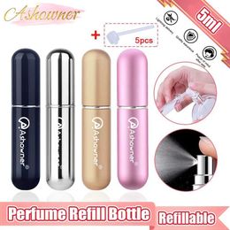 Fragrance 5ml perfume refill bottle mini portable refill Aluminium atomizer bottle travel spray bottle empty cosmetic container Y240503ZYO7