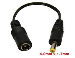 CCTV DC Power Adapter Cable 55mm x 21mm Female Jack Socket to 40mm x 17mm Male Conversion Plug 1000pcs Lot Express Shipp3395662