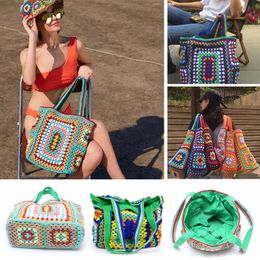 Classic Designer Beach Bag Tote Bags Straw Woven Bag Large Capacity Knitting Mesh Mens Womens Straw Bags Orange Black Apricot Vacation Shopping Soft bags