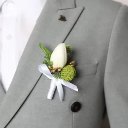 Brooches Wedding Brooch Pin Elegant Floral Bow For Party Prom Garment Decoration Unisex Jewelry Bride Groom