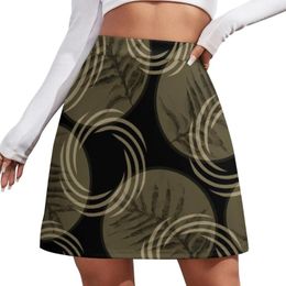 Skirts Laua'e Gold Mini Skirt Summer Outfits For Women 2024 Cute Women's Clothing Korea Stylish