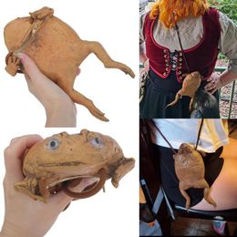 Storage Bags Simulated Toad Wallet Unisex Ugly Humour Body Decoration Gifts Cane Toads Full-body Purse Organiser