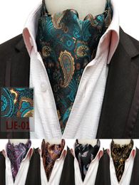 Men Wedding Formal Cravat Fashion Retro Paisley Cravat British Style Gentleman Silk Scarves Neck Ties Suit Scarves Business Neckti9005363