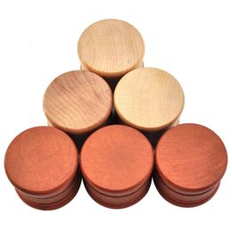 Metal Portable Wooden Grinder House Accessories Tobacco Grinders Mixed Colors s