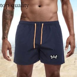 Mens Fashion Shorts Beach Pants Leather Shorts Skull Rabbit Animal Print Psyyyy Bunny Surf Shorts Quick Dry European And American Style 380