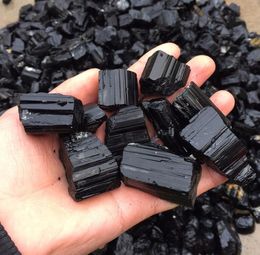 Whole 100g Natural Black Tourmaline Rough Mineral Quartz Crystal Gravel Tumbled Stone Reiki Healing for degaussing5616786