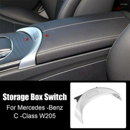 Interior Accessories For W205 X253 C Class GLC 2024-2024 Carbon Fibre Car Storage Switch Cover Box D1U9