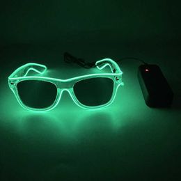 Other Fashion Accessories LED luminous sunglasses fashionable neon lights carnival lights party Halloween decorative clothing fashion