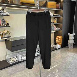 Top Level Buurberlyes Designer Pants for Women Men Luxury Black Warhorse Casual Knitted Sports Pants 8064432 with Original Logo