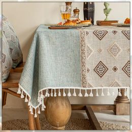 Table Cloth Square Tablecloth Light Luxurious High -quality Fabric