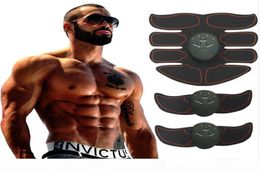 New Smart EMS Muscle Stimulator ABS Abdominal Muscle Toner Body Fitness Shaping Massage Patch Sliming Trainer Exerciser Unisex1112090