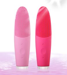 Ultra Face clean Brush Electric Waterproof Silicone Facial Cleansing Brush Face Roller Massager Blackhead Removing6538264