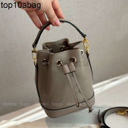 fendig bags f bag Designer Tote Bags Nano Handbags Women Cute Fashion Classic Elephant Grey Ladies Drawstring Bucket Bag Mini Crossbody Purses fendidesigner