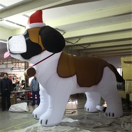 wholesale Giant Inflatable Dog For Christmas LED Stage Event Decor Inflatables Supplier Nightclub Parade Clearance